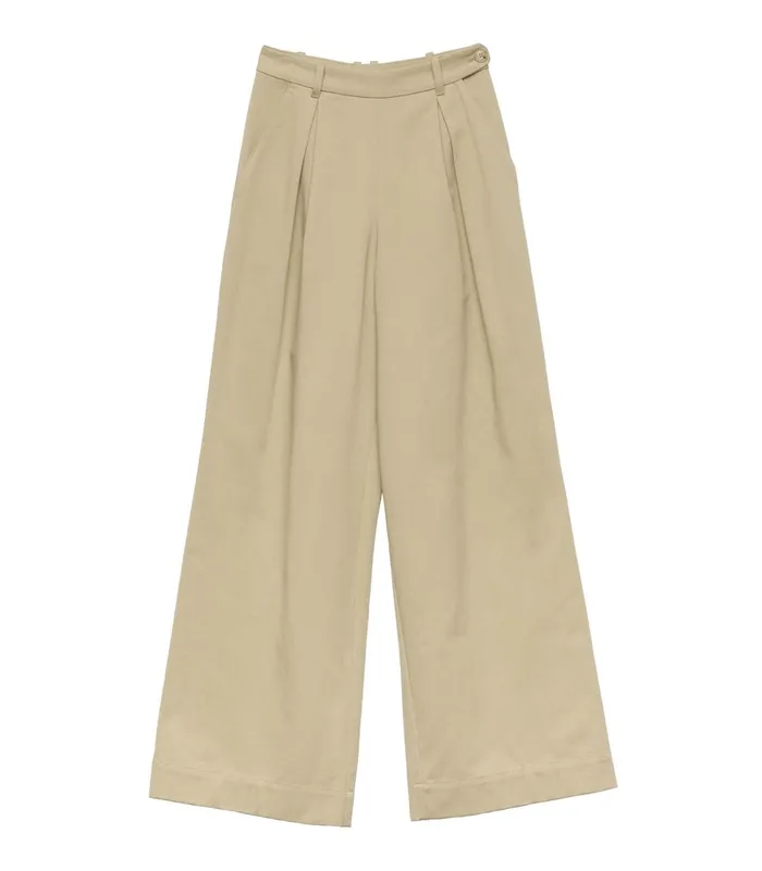 Pants and Shorts Women DEN Hilaire Pant Stone Pants and Shorts Women DEN Hilaire Pant Stone