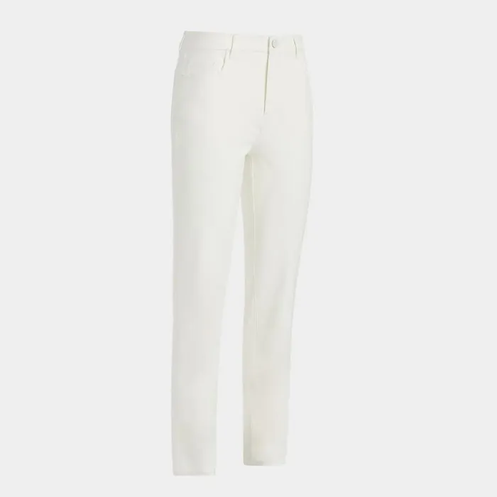Pants and Shorts Women GFORE SHADOW STRETCH 5 POCKET PANT Chalk White