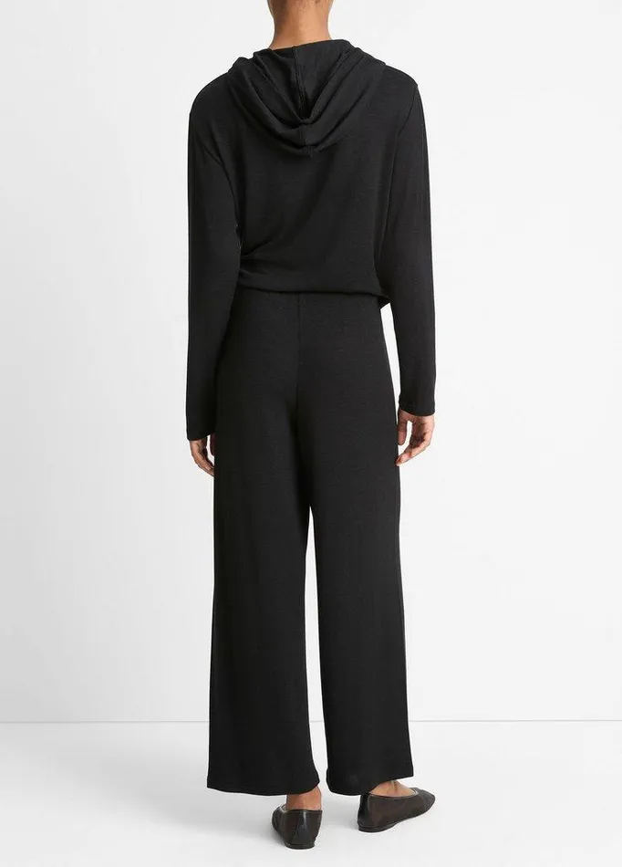 Pants and Shorts Women Vince Cropped Lounge Pant Black Pants and Shorts Women Vince Cropped Lounge Pant Black