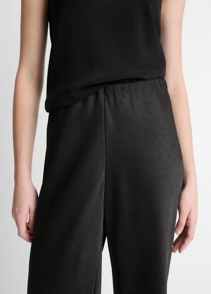 Pants and Shorts Women Vince Fluid Satin Bias Pant Black Pants and Shorts Women Vince Fluid Satin Bias Pant Black