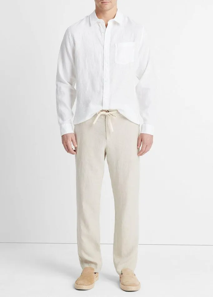 Pants Men Vince Lightweight Hemp Pant Pumice Rock