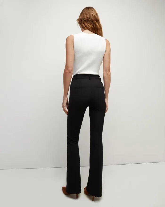 Pants Shop Veronica Beard Hibiscus Scuba Pant Black