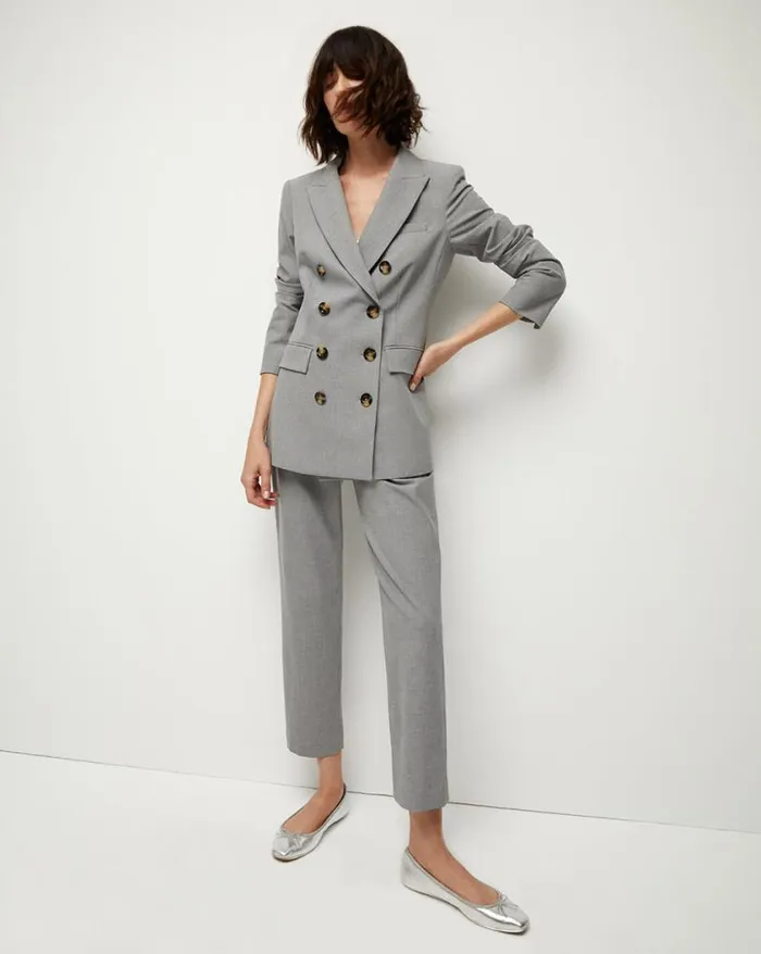 Pants Shop Veronica Beard Stila Pant Heather Grey