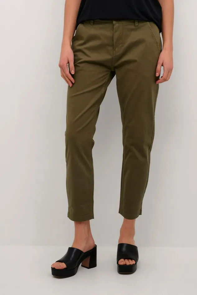 Pants Women CULTURE CUbrita Trousers Burnt Olive