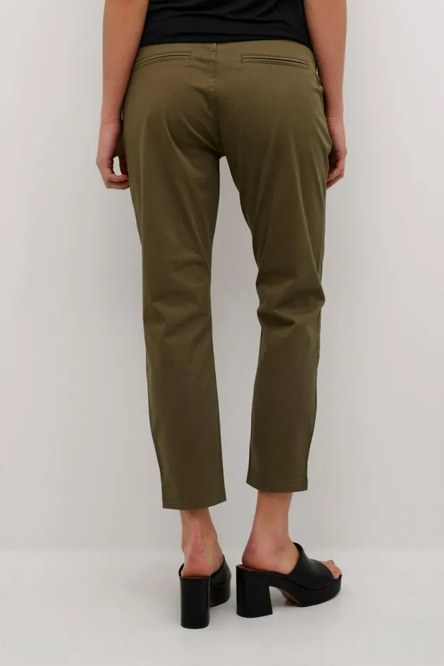 Pants Women CULTURE CUbrita Trousers Burnt Olive