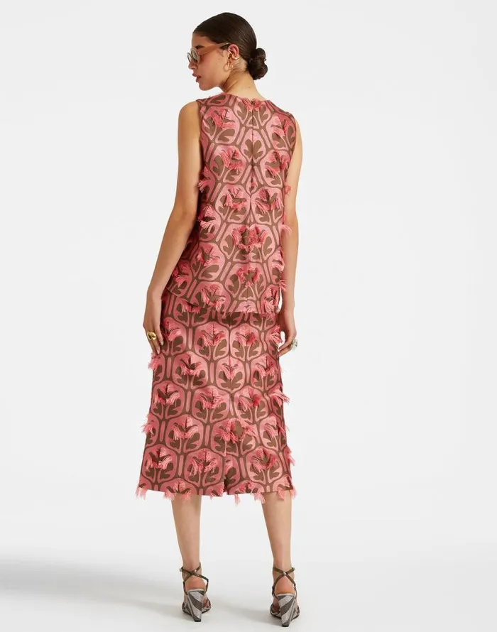 Pencil Skirt Grove Kakipink Women La Double J Skirts Pencil Skirt Grove Kakipink Women La Double J Skirts