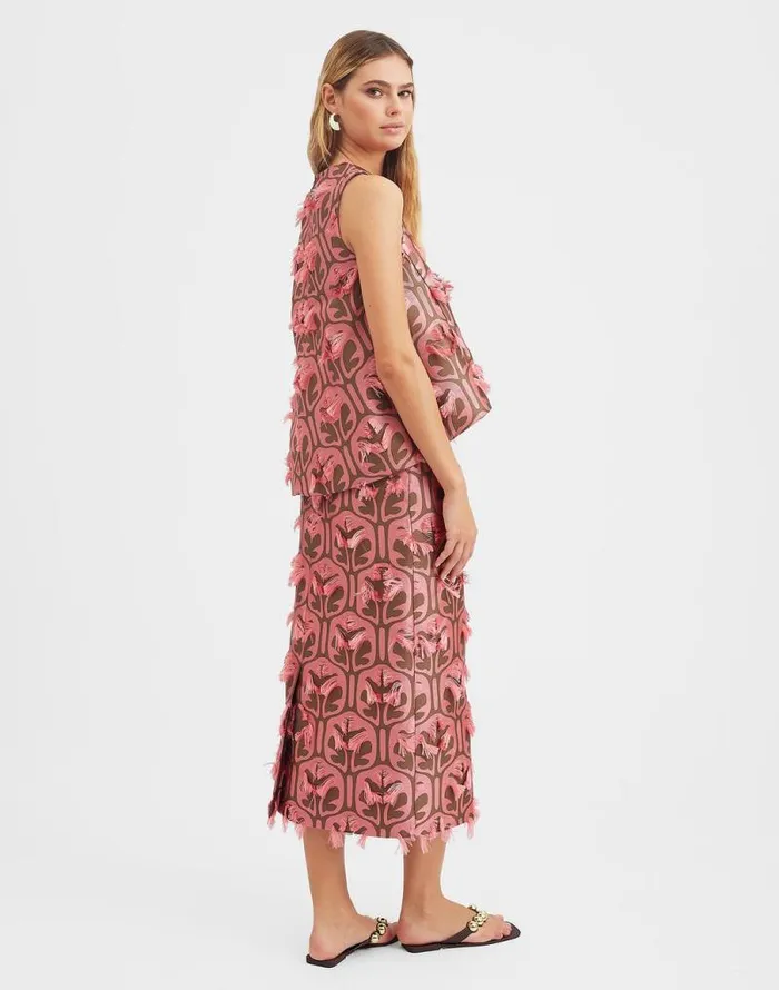 Pencil Skirt Grove Kakipink Women La Double J Skirts Pencil Skirt Grove Kakipink Women La Double J Skirts