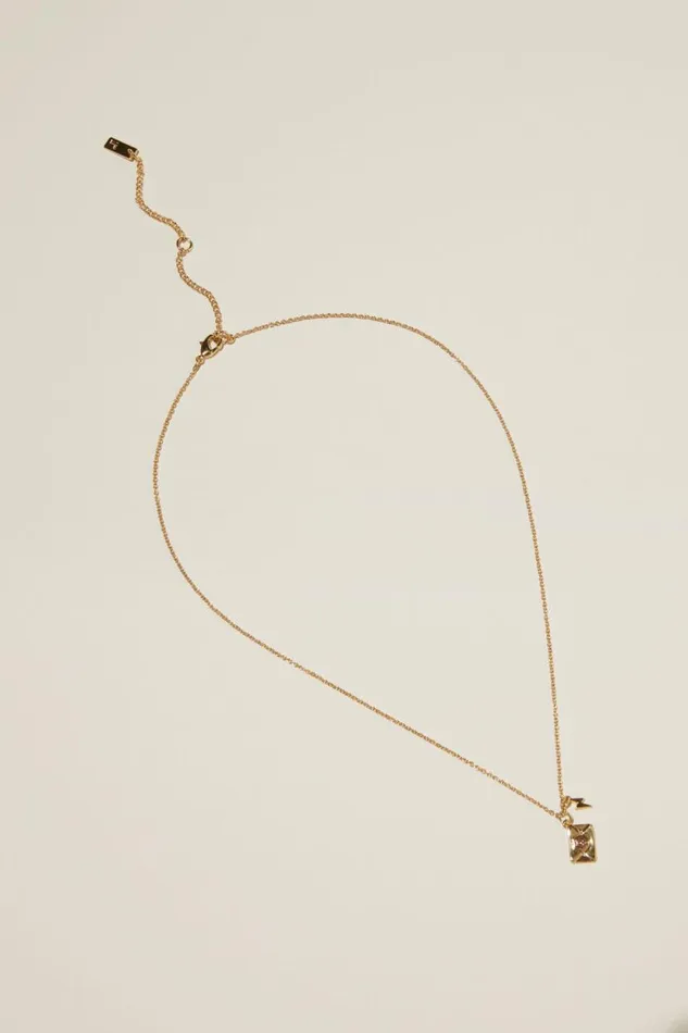 Pendant Necklace Lcn Wb Harry Potter Hogwarts Letter Women Cotton On Jewelry