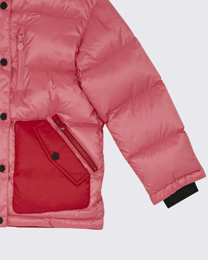 Perfect Moment Jackets Maes Quilted Down Jacket Peach Pink 8211 Kids