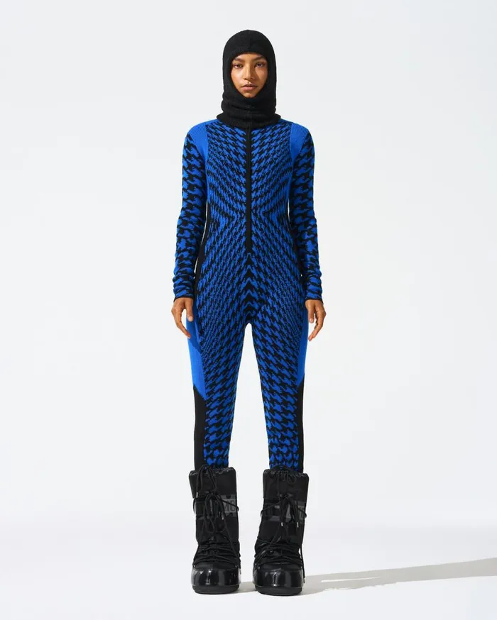 Perfect Moment Knitwear Bella Merino Wool Jumpsuit True Indigo 8211 Women
