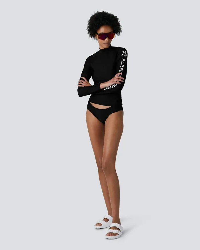 Perfect Moment Swim Tempest Rash Guard Top Black 8211 Women