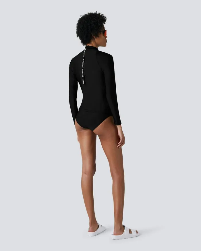 Perfect Moment Swim Tempest Rash Guard Top Black 8211 Women