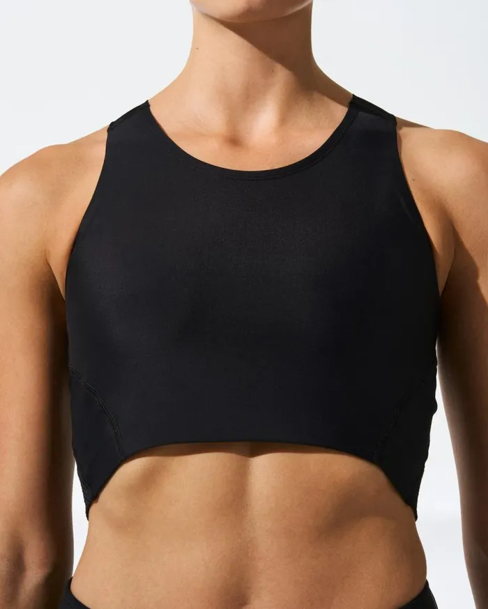 Perfect Moment Tops Cropped Tank Black 8211 Women