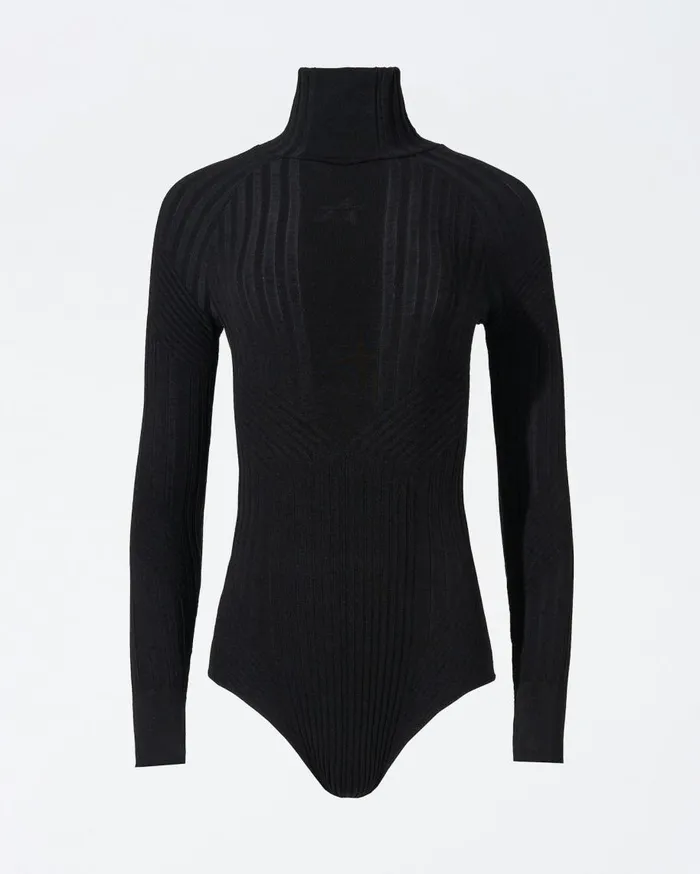 Perfect Moment Tops Seamless Bodysuit Black 8211 Women