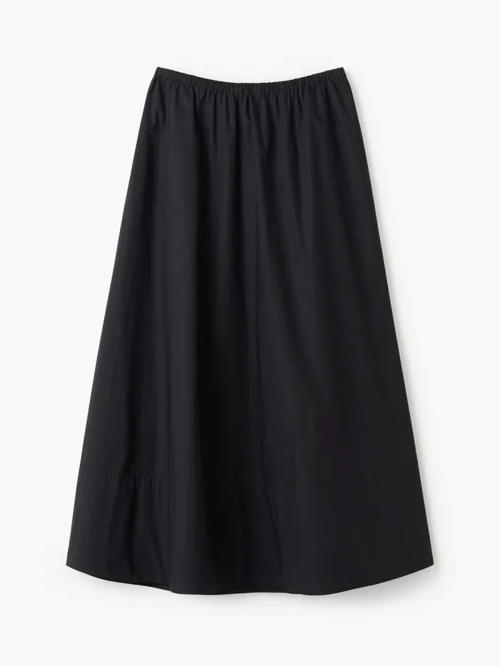 Pheobes Organic Cotton Skirt Black Women By Malene Birger Skirts