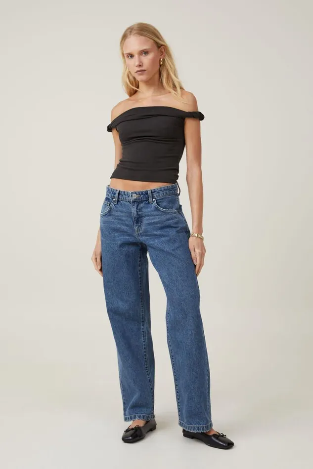 Phoebe Twist Short Sleeve Top Black Women Cotton On Tops