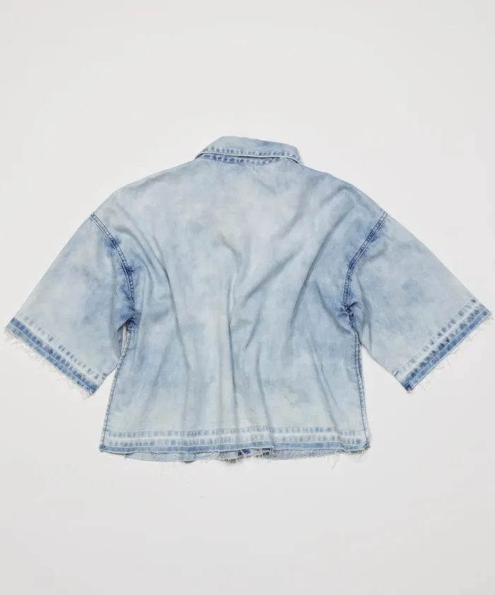 PIONEER DENIM SHIRT Women One Teaspoon Denim Tops PIONEER DENIM SHIRT Women One Teaspoon Denim Tops