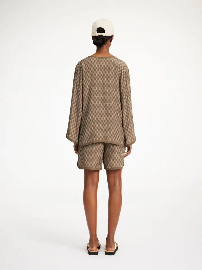 Plazzo Blouse Mono Lined 1dj Women By Malene Birger Tops and Blouses