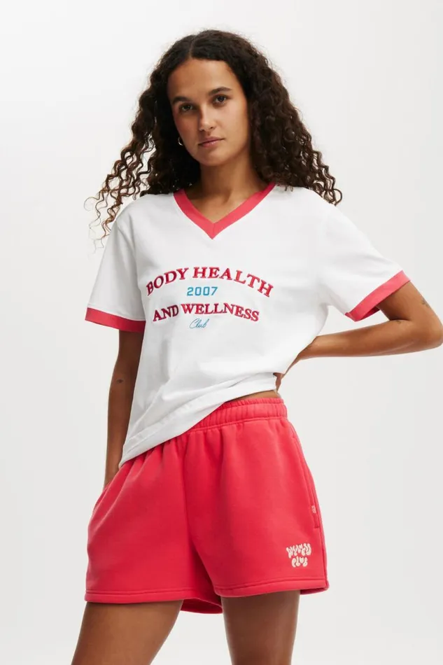 Plush Essential Gym Short Frenchie Redwellness Club Women Cotton On Sweats and Hoodies Plush Essential Gym Short Frenchie Redwellness Club Women Cotton On Sweats and Hoodies