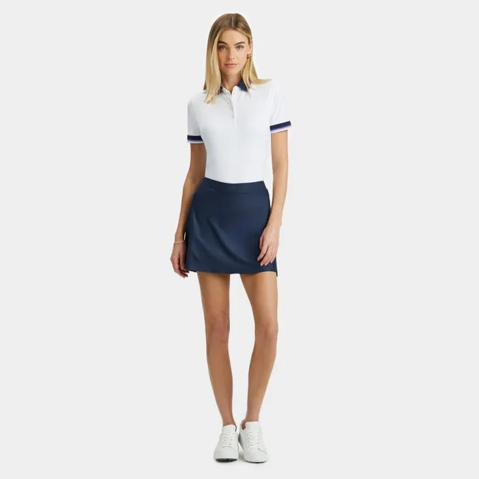 Polos and Shirts Women GFORE CONTRAST SILKY TECH NYLON POLO Snow Polos and Shirts Women GFORE CONTRAST SILKY TECH NYLON POLO Snow
