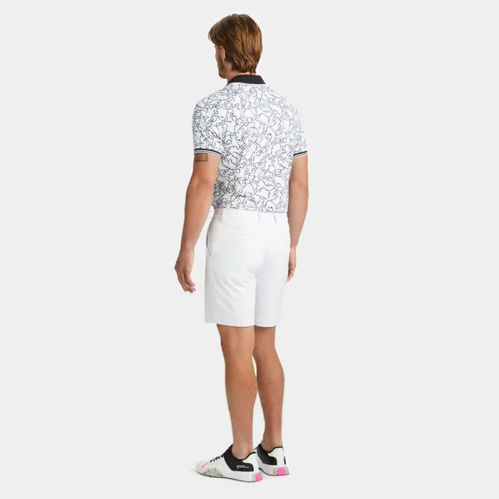 Polos Men GFORE STAR DUST TECH JERSEY MODERN SPREAD COLLAR BANDED SLEEVE POLO Snow Polos Men GFORE STAR DUST TECH JERSEY MODERN SPREAD COLLAR BANDED SLEEVE POLO Snow
