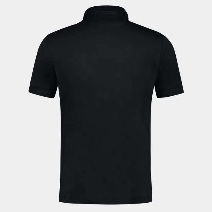 Polos Shirts Men Le Coq Sportif Coq D039or Polo Shirt Col Zipp En Interlock 240g Coton Black