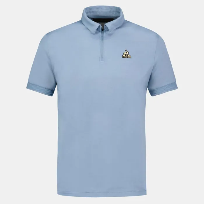 Polos Shirts Men Le Coq Sportif Coq D039or Polo Shirt Faded Denim