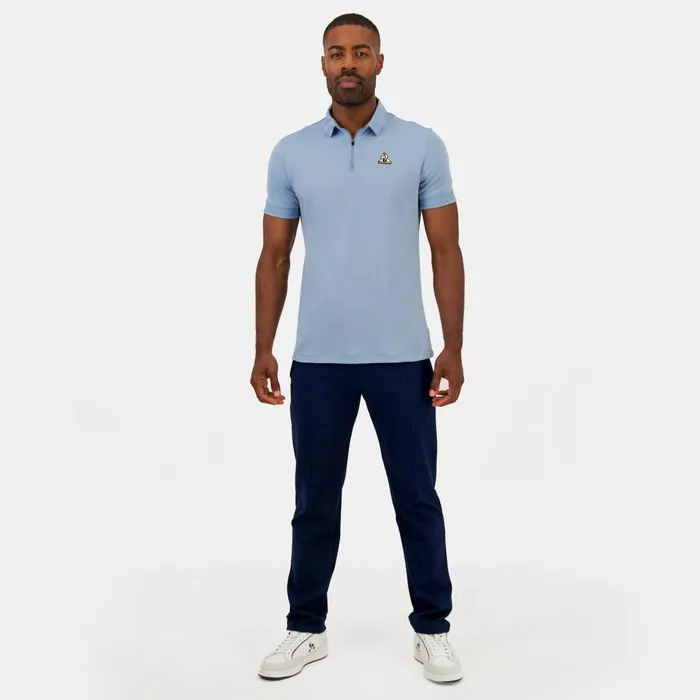 Polos Shirts Men Le Coq Sportif Coq D039or Polo Shirt Faded Denim