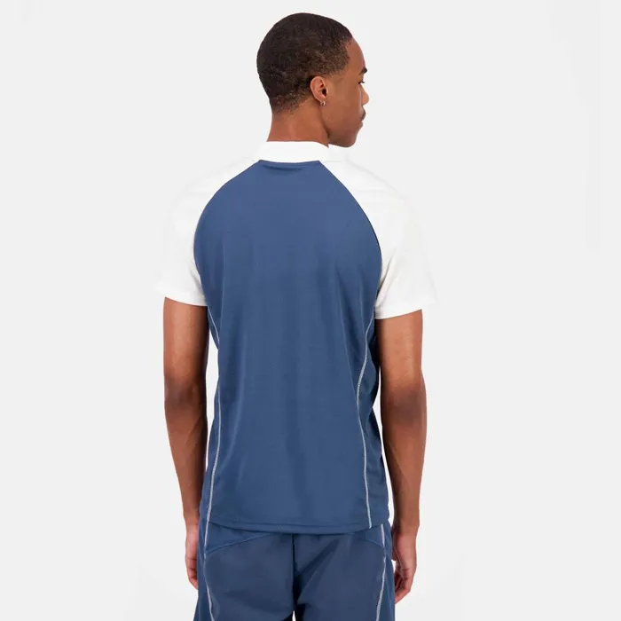 Polos Shirts Men Le Coq Sportif France039s Olympic Team Polo Shirt Insignia Bluemarshmallow