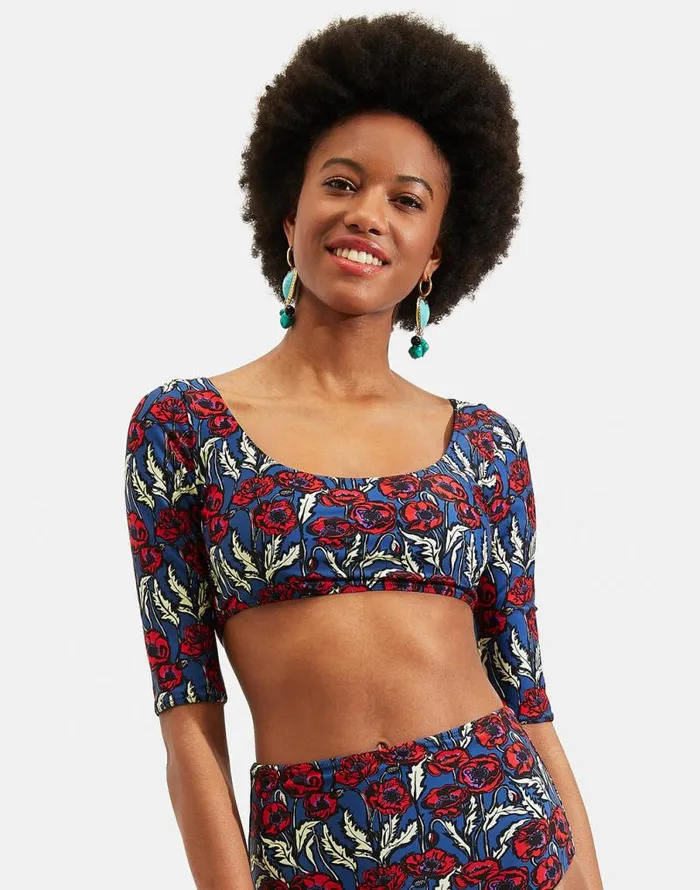 Portofino Top Blooms Women La Double J Swimwear