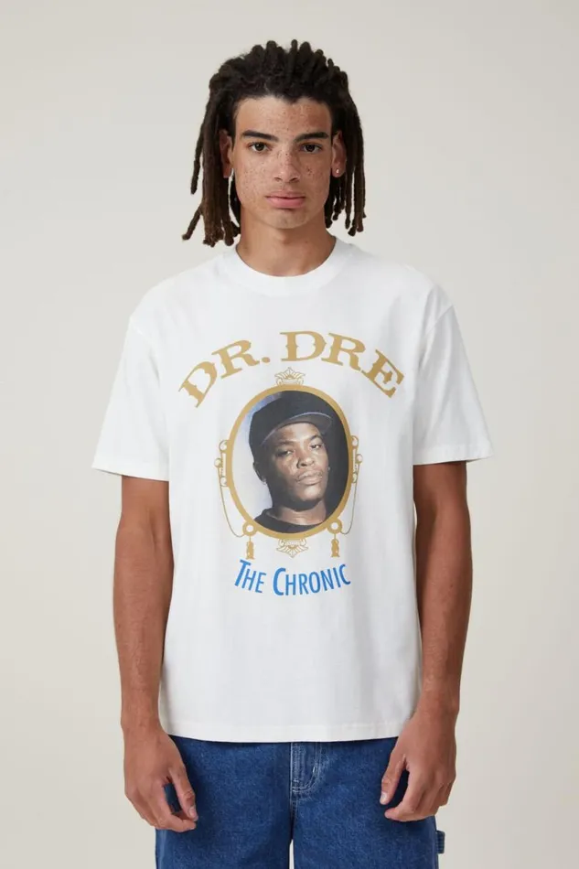Premium Loose Fit Music TShirt Lcn Bra Vintage Whitedr Drethe Chronic Men Cotton On Tees and Tanks Premium Loose Fit Music TShirt Lcn Bra Vintage Whitedr Drethe Chronic Men Cotton On Tees and Tanks