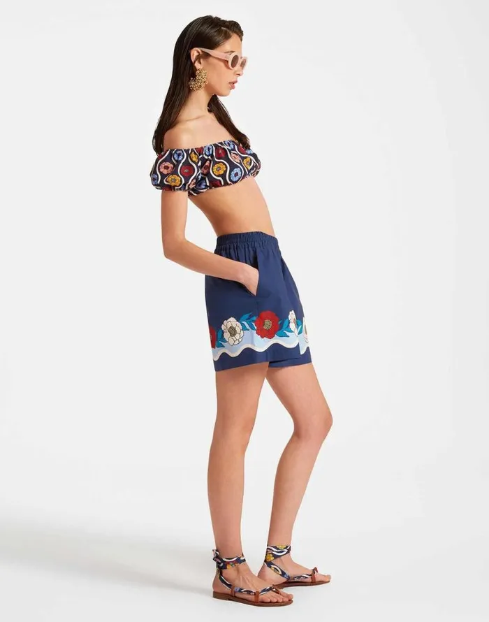 PullUp Shorts Whitsun Place Blue Women La Double J Shorts and Pants