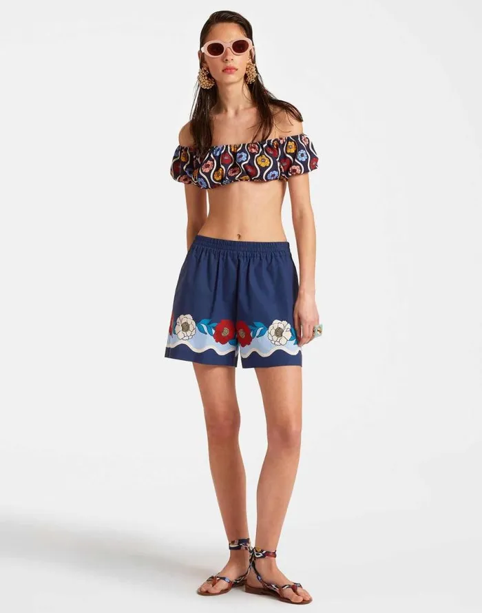 PullUp Shorts Whitsun Place Blue Women La Double J Shorts and Pants PullUp Shorts Whitsun Place Blue Women La Double J Shorts and Pants