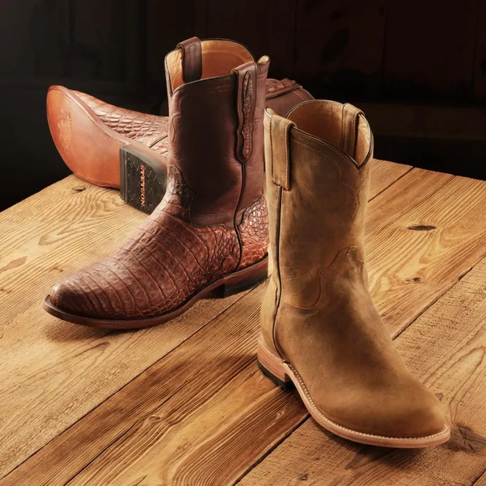 Puncher Boots Oily Brown Men Stetson Ropers