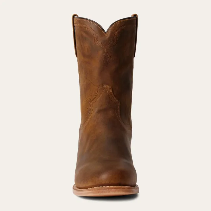 Puncher Boots Oily Brown Men Stetson Ropers