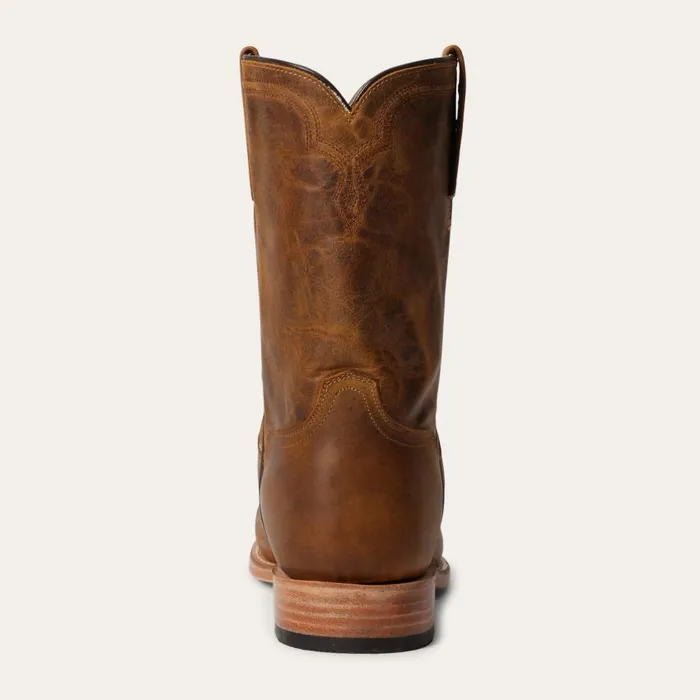 Puncher Boots Oily Brown Men Stetson Ropers