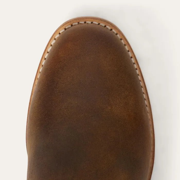 Puncher Boots Oily Brown Men Stetson Ropers