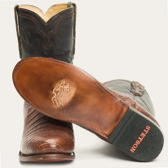 Puncher Exotic Boots Brown Men Stetson Exotics