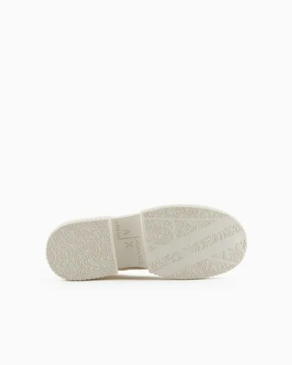 Quilted Leather Amphibians White Women Armani Boots And Ankle Boots Quilted Leather Amphibians White Women Armani Boots And Ankle Boots