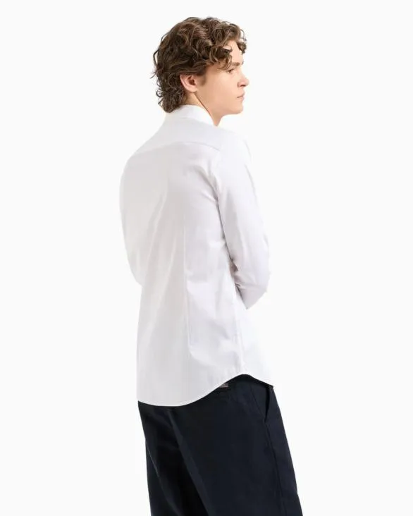 Regular Fit Cotton Shirt White Men Armani Shirts Regular Fit Cotton Shirt White Men Armani Shirts