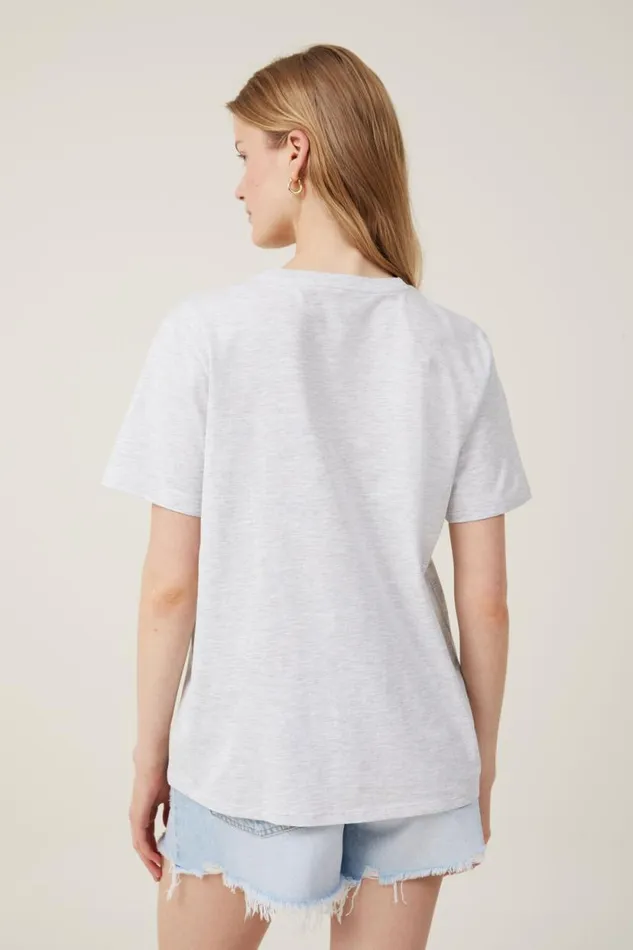 Regular Fit Graphic Tee Provencesoft Grey Marle Women Cotton On Tops Regular Fit Graphic Tee Provencesoft Grey Marle Women Cotton On Tops