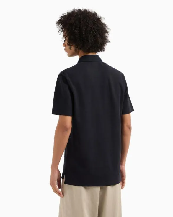 Regular Fit Pique Polo Navyblue Men Armani Polo Shirts Regular Fit Pique Polo Navyblue Men Armani Polo Shirts