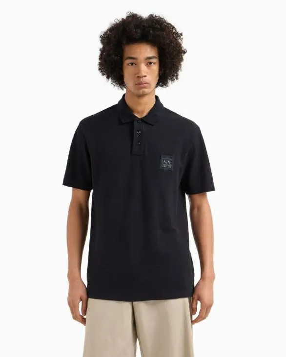 Regular Fit Pique Polo Navyblue Men Armani Polo Shirts Regular Fit Pique Polo Navyblue Men Armani Polo Shirts