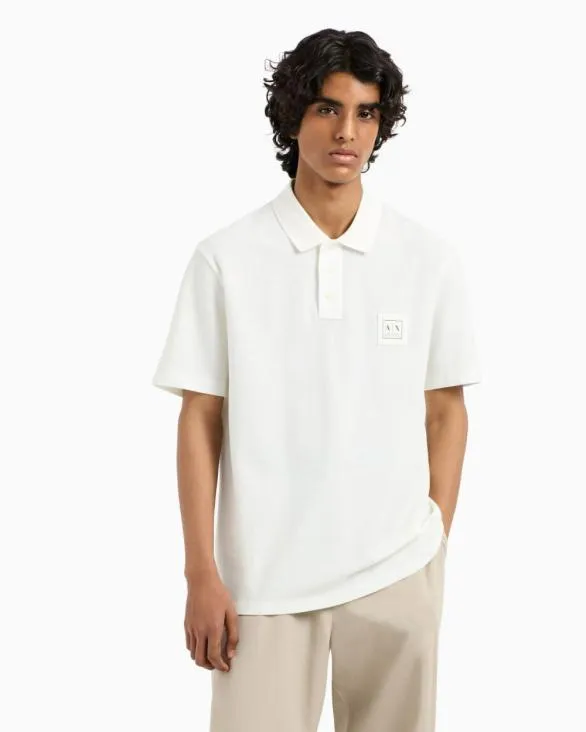 Regular Fit Pique Polo White Men Armani Polo Shirts Regular Fit Pique Polo White Men Armani Polo Shirts