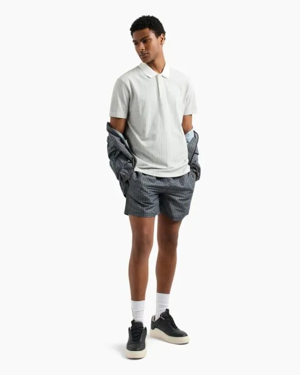 Regular Fit Polo Shirt In Stretch Jersey White Men Armani Polo Shirts Regular Fit Polo Shirt In Stretch Jersey White Men Armani Polo Shirts