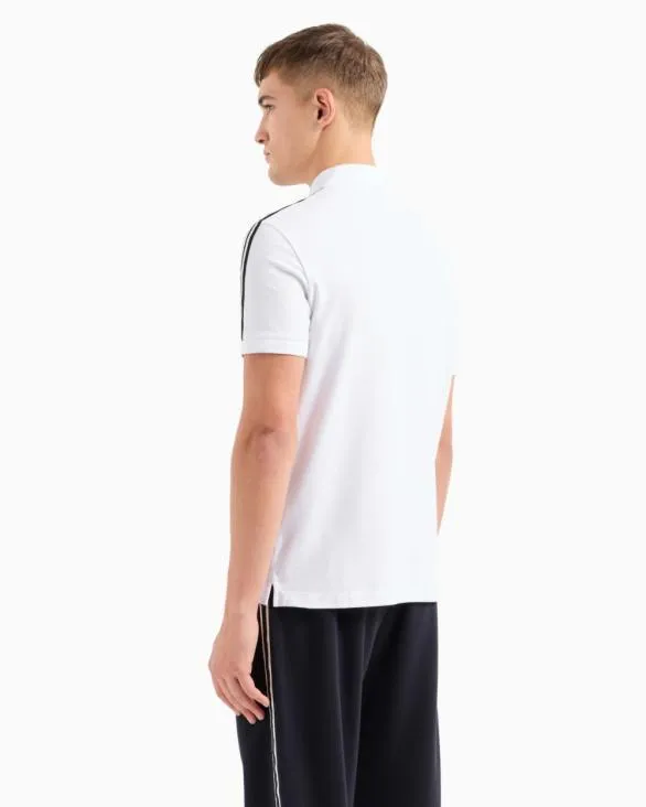 Regular Fit Polo Shirt With Signature Logo White Men Armani Polo Shirts Regular Fit Polo Shirt With Signature Logo White Men Armani Polo Shirts