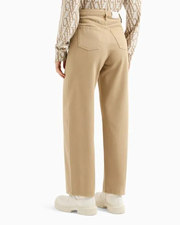Relaxed Jeans Camel Women Armani Denim Relaxed Jeans Camel Women Armani Denim