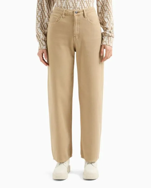 Relaxed Jeans Camel Women Armani Denim Relaxed Jeans Camel Women Armani Denim