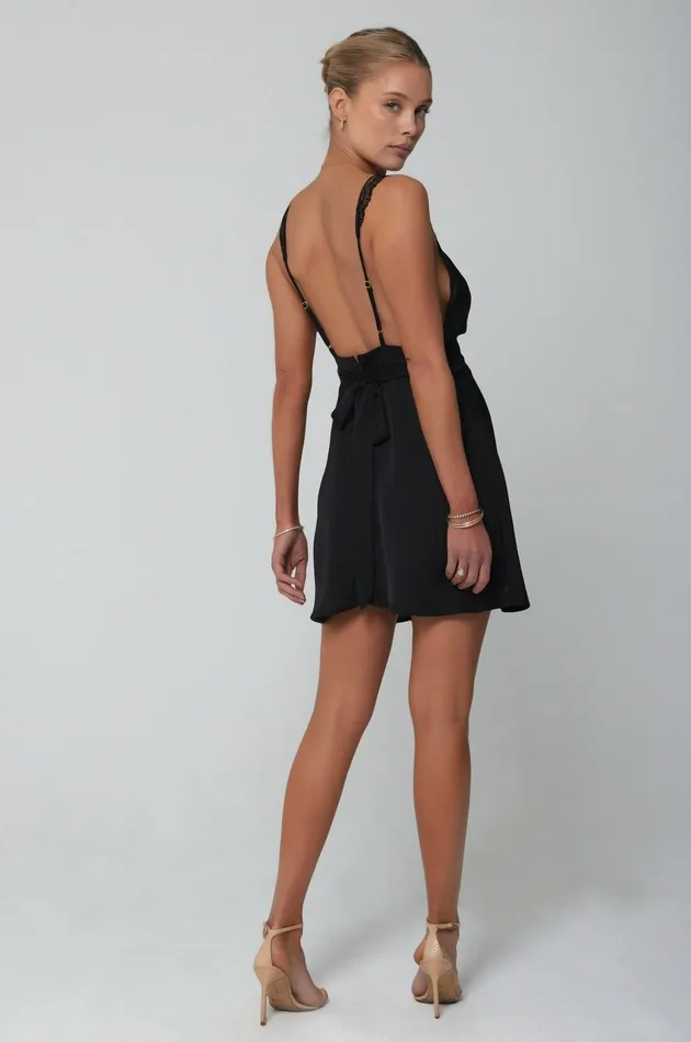 RESA Amelia Mini In Black Women Mini Dresses