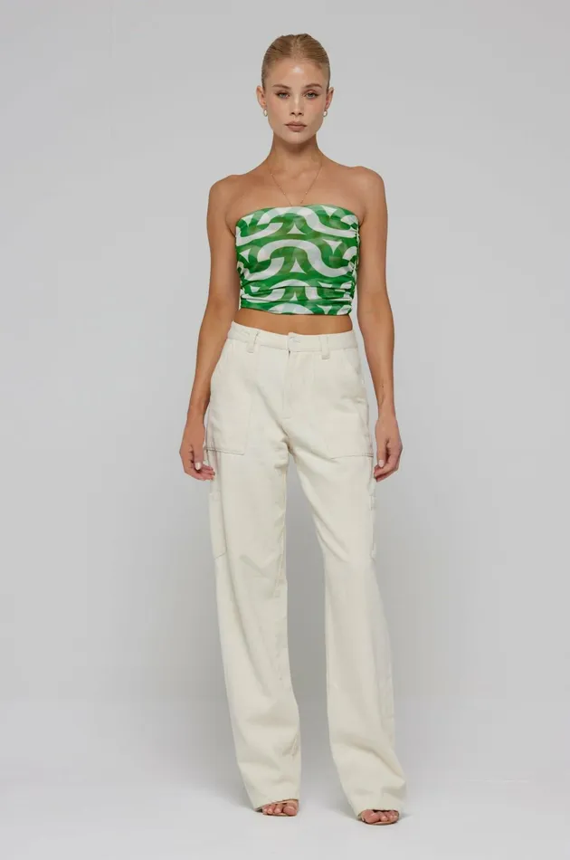 RESA Elsa Cargo Pant In Cream Women Basics
